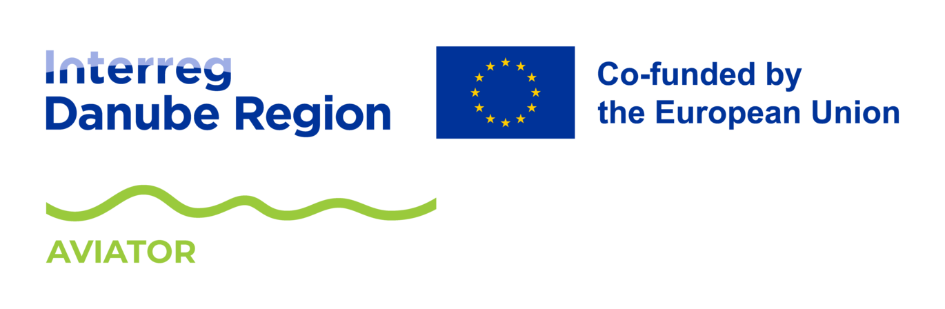 Aviator Logo Interreg Danube Region Aviator. Co-funded by the European Union