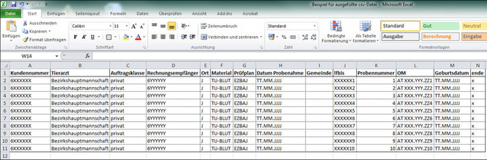 Beispiel csv-Datei 