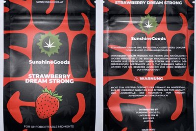 SunshineGoods - Strawberry Dream STRONG Verpackung