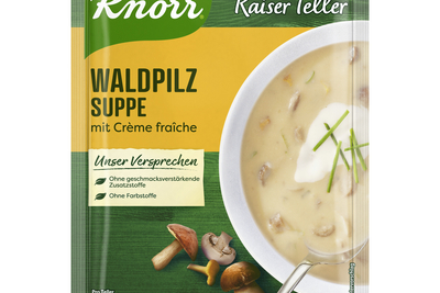 Produktrckruf - Knorr Kaiser Teller Waldpilz Suppe, Chargennummer 528219C93