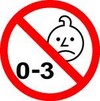 Altersempfehlung 0-3 Jahre Symbol der Altersempfehlung 0-3 Jahre